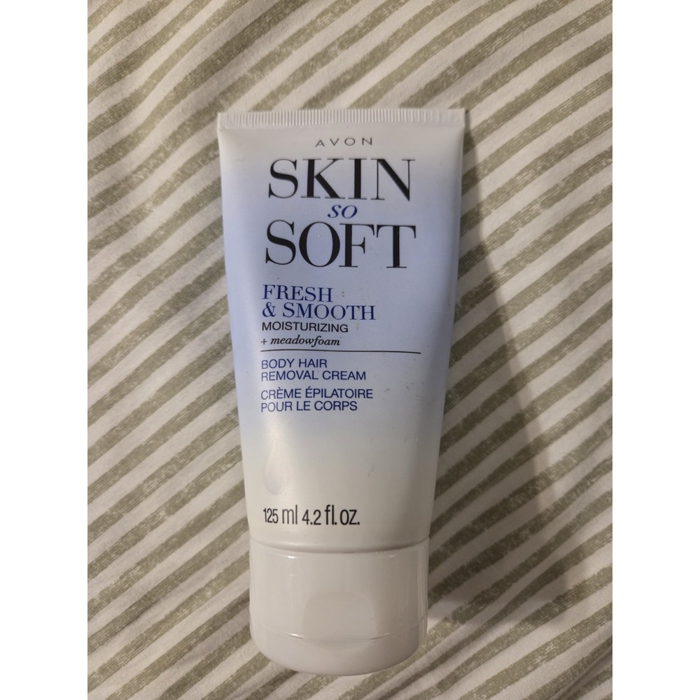 Avon Skin So Soft Fresh & Smooth +Meadowfoam Body Hair‎ Removal Cream 4.2 oz